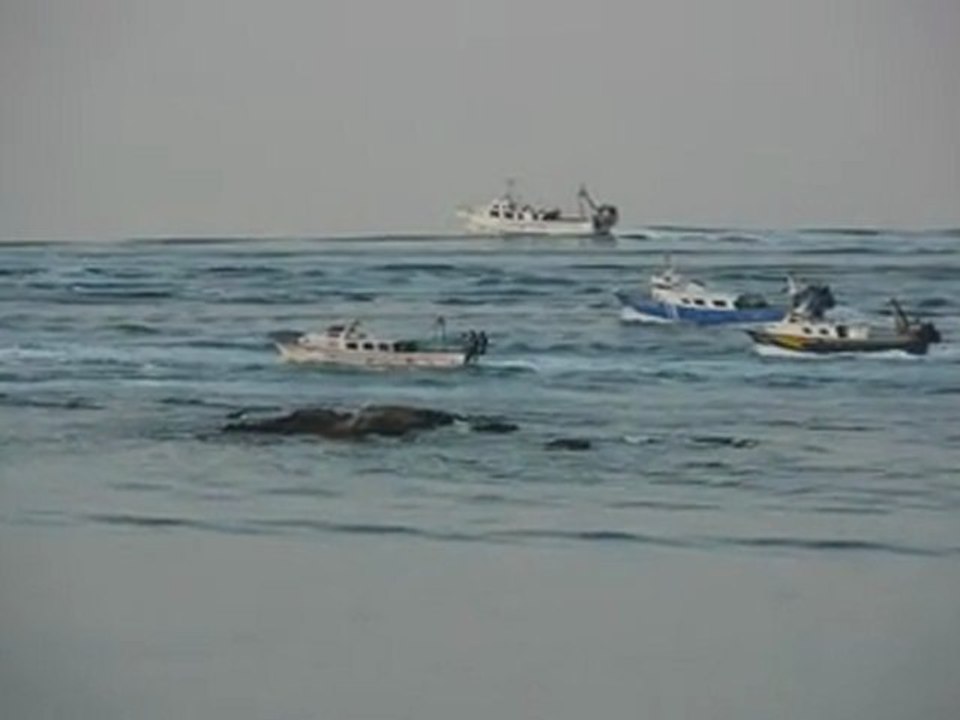 départ pour la pêche à Rosas