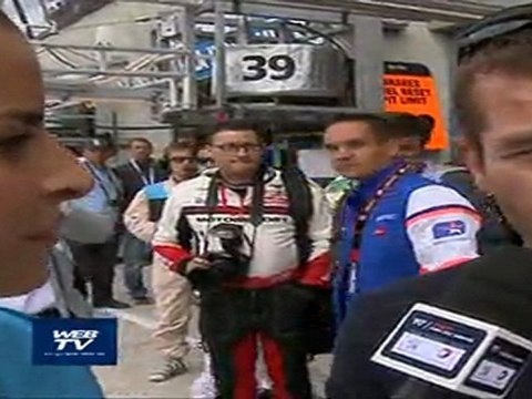 Peugeot 24H du Mans : Interview Sebastien Loeb