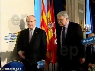 Montilla a su llegada al desayuno