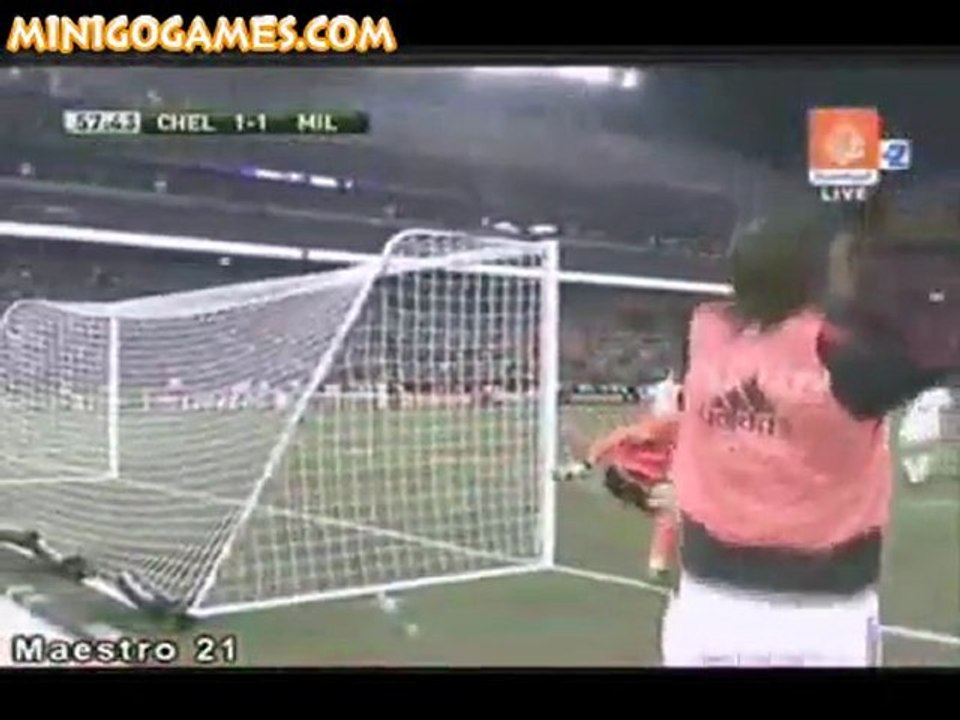 Ronaldinho vs C ronaldo real madrid vs acmilan 09 NEW - www.MiniGoGames.Com