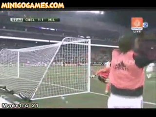 Ronaldinho vs C ronaldo real madrid vs acmilan 09 NEW - www.MiniGoGames.Com