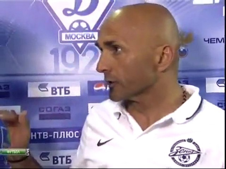 Lo sfogo di Spalletti dopo Dinamo-Zenit