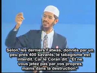 Dr Zakir Naik - L'interdiction du Tabagisme