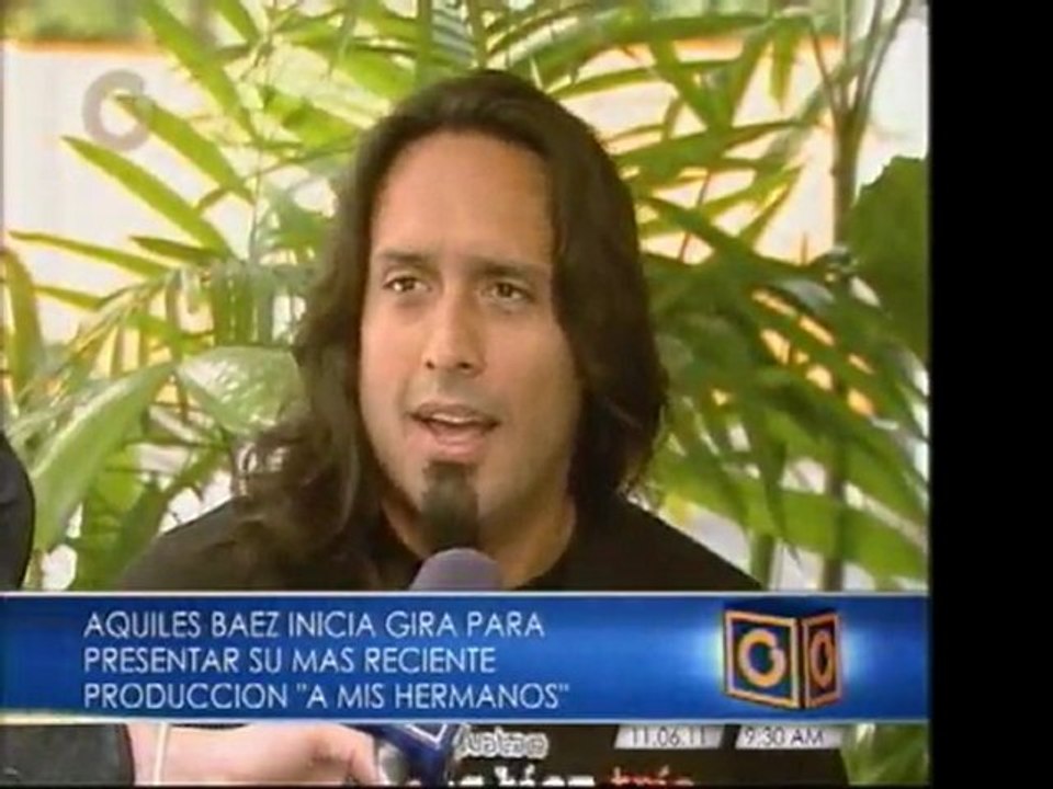 Aquiles Báez inicia gira por Venezuela