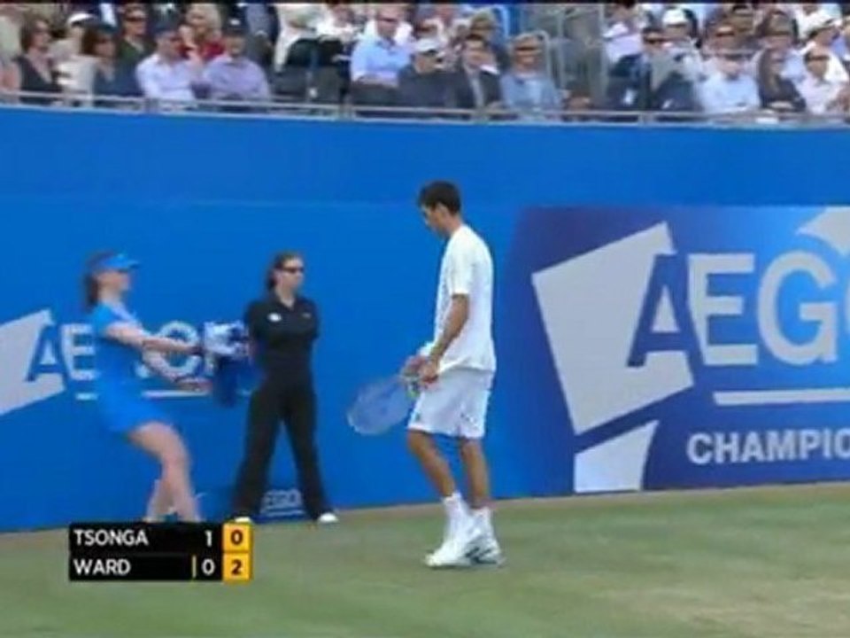 Queens - Tsonga beendet Wards Traum vom Finale