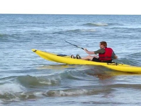 11.06.11 Ken en Kayak à St Laurent sur Mer
