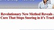 how to prevent snoring - snoring treatment - snoring solutions