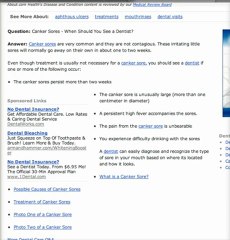 Gahanna Dentist- What is a Canker Sore?