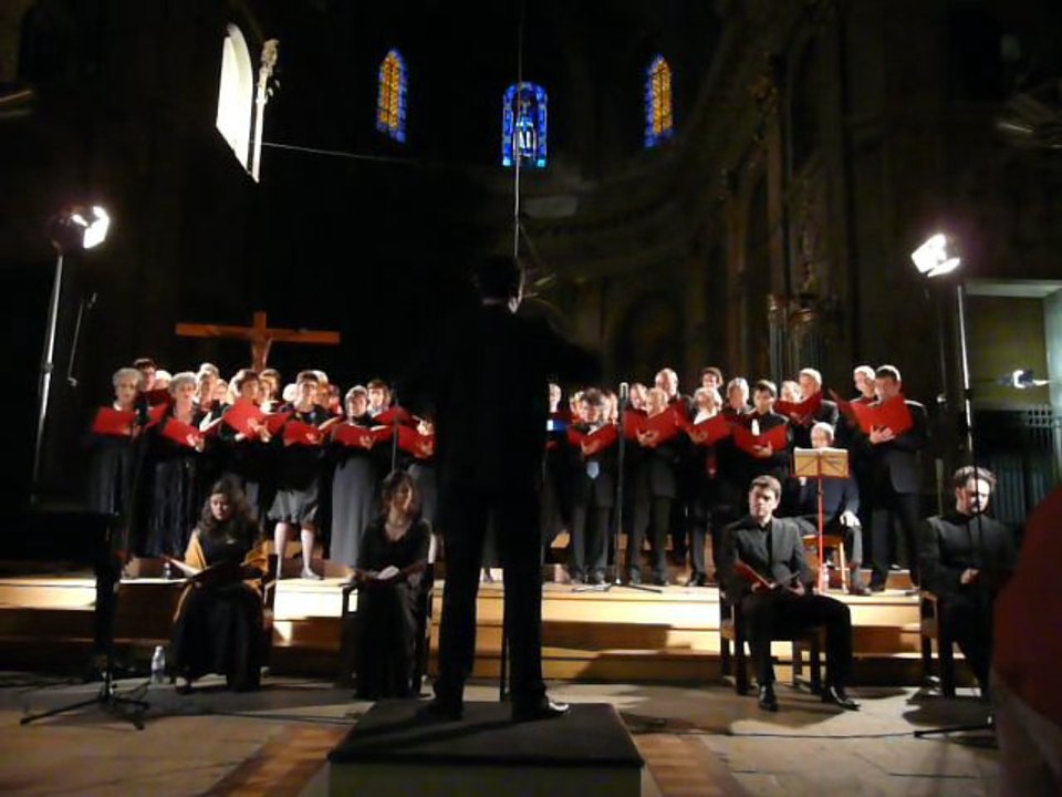 Antonin Dvorak et l'ensemble vocal rive gauche à la Basilique Notre Dame de la Daurade de Toulouse - Stabat Mater Opus 58 -  5ème mvt. Tui Nati vulnerati ( choeur)