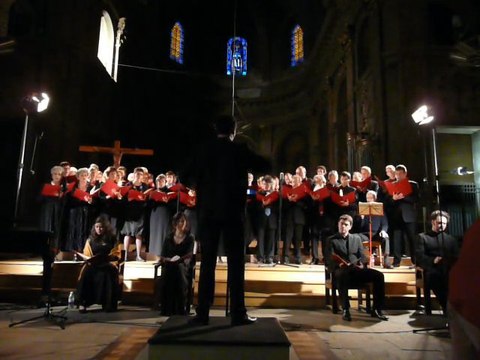 Antonin Dvorak et l'ensemble vocal rive gauche à la Basilique Notre Dame de la Daurade de Toulouse - Stabat Mater Opus 58 - 5ème mvt. Tui Nati vulnerati ( choeur)