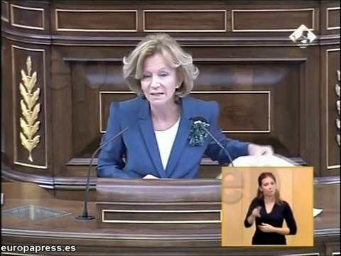 Salgado defiende los PGE en el Congreso