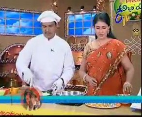 Abhiruchi - Recipes - Corn Kaju Fried Rice, Mango Jam & Gutti Potla Kaya - 01