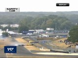 Peugeot 24H du Mans : Crash Corvette contre Porsche