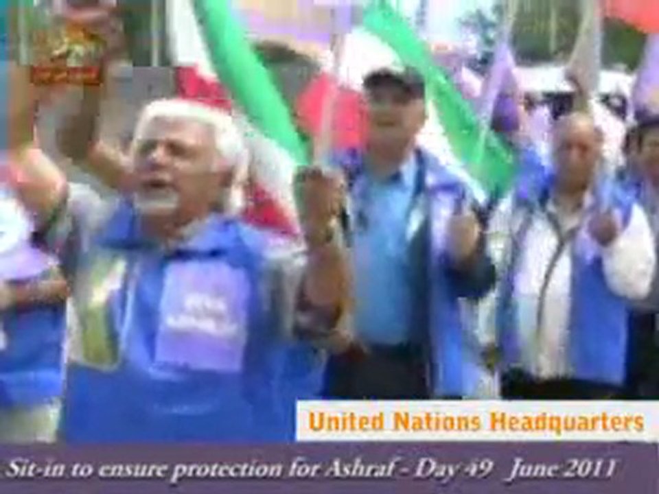Iranians’ Sit-In at UN - Day 49 - Geneva, June 20