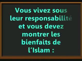 Comportement Muslim envers les mécreants Conseil au gens d'Europe