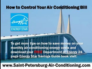 St. Petersburg Air Conditioning Savings Tip