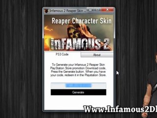Unlock Infamous 2 Reaper Skin DLC Code Free