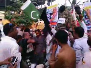 Ranger person hanged by Karachi Pasban - Target killing of Sarfaraz Shah