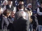 Los Príncipes de Asturias son recibidos en Oviedo