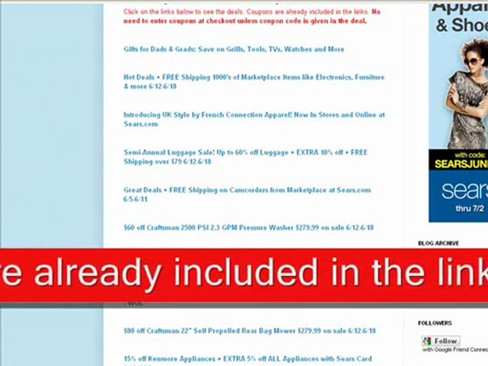 Sears Coupons - How To Get Latest Sears Coupons & Promo Codes