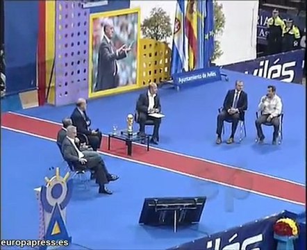 Vicente Del Bosque padrino en Avilés