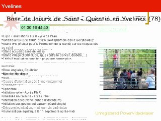 Journées "Sport santé" 10 et 11 septembre 2011 Bases de Loisirs d'Ile-de-France