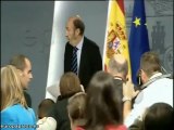 Primer consejo de ministros presidido por Rubalcaba