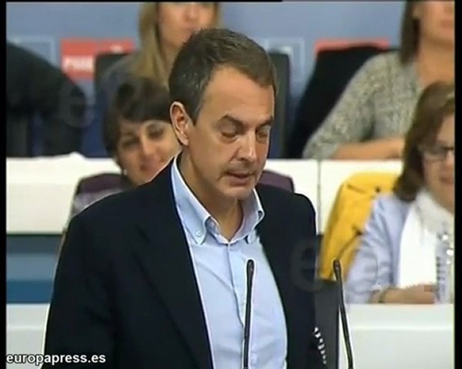 Zapatero pide al PSOE que responda con fuerza