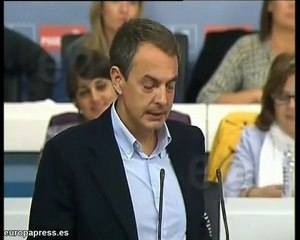 Zapatero pide al PSOE que responda con fuerza