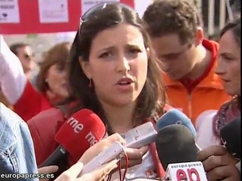 Concentración de Derecho a Vivir contra el aborto