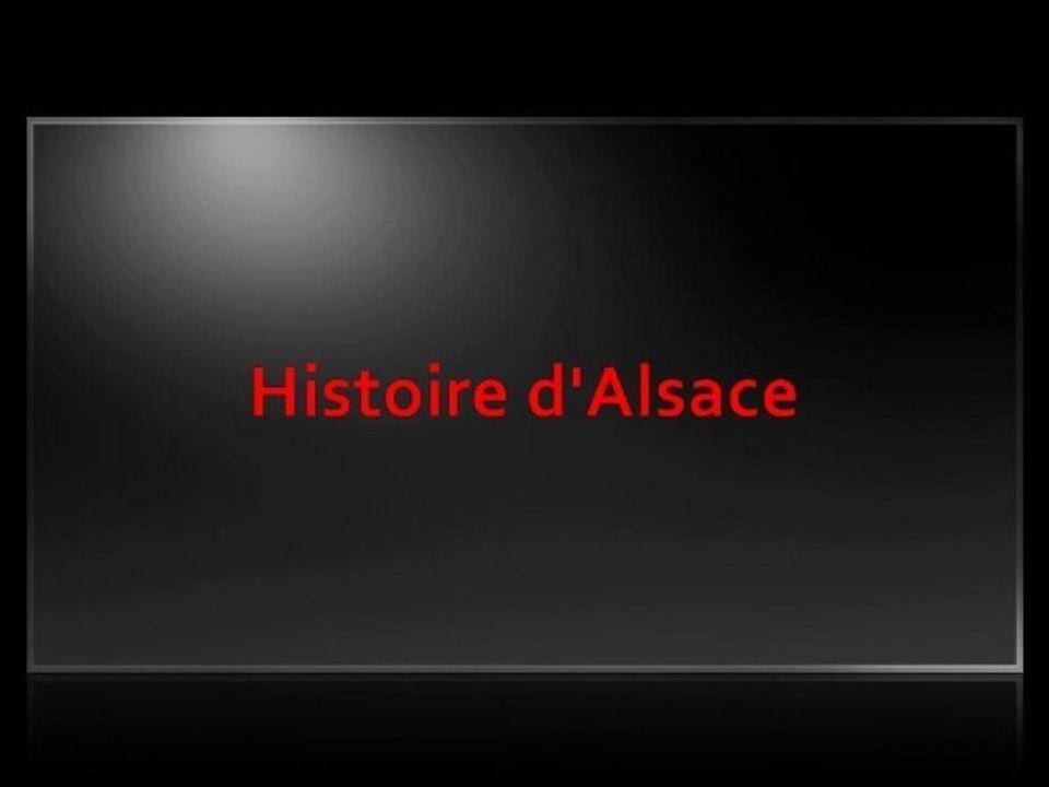 histoire d'alsace