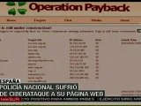 Siguen ciberataques a portales del gobierno español