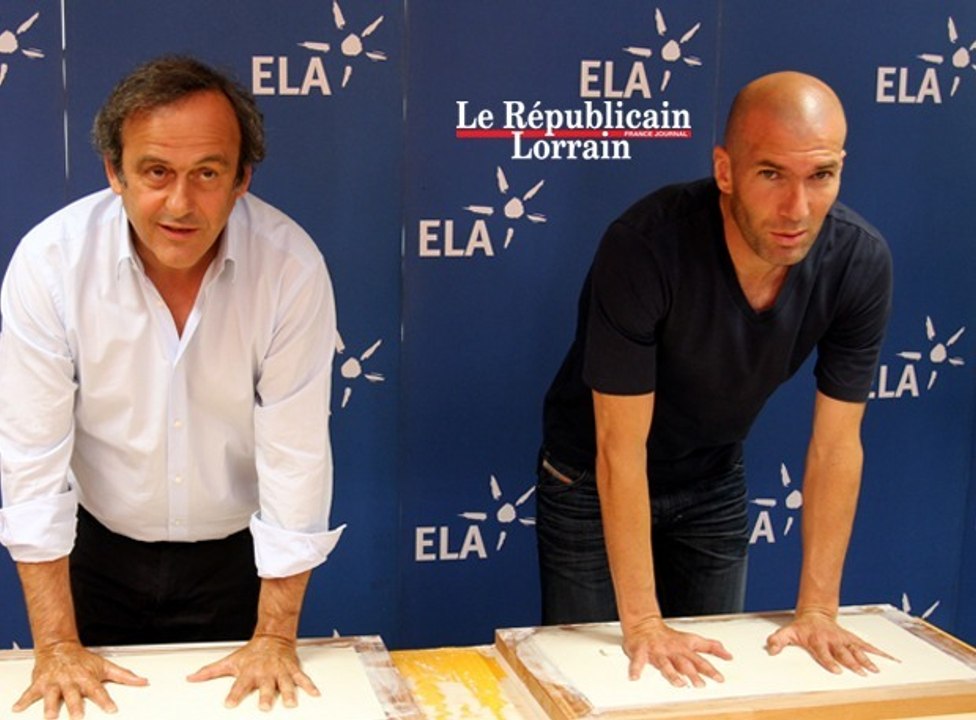 Zidane et Platini essuient les plâtres pour ELA