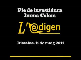 Ple de investidura. Declaracions Imma Colom