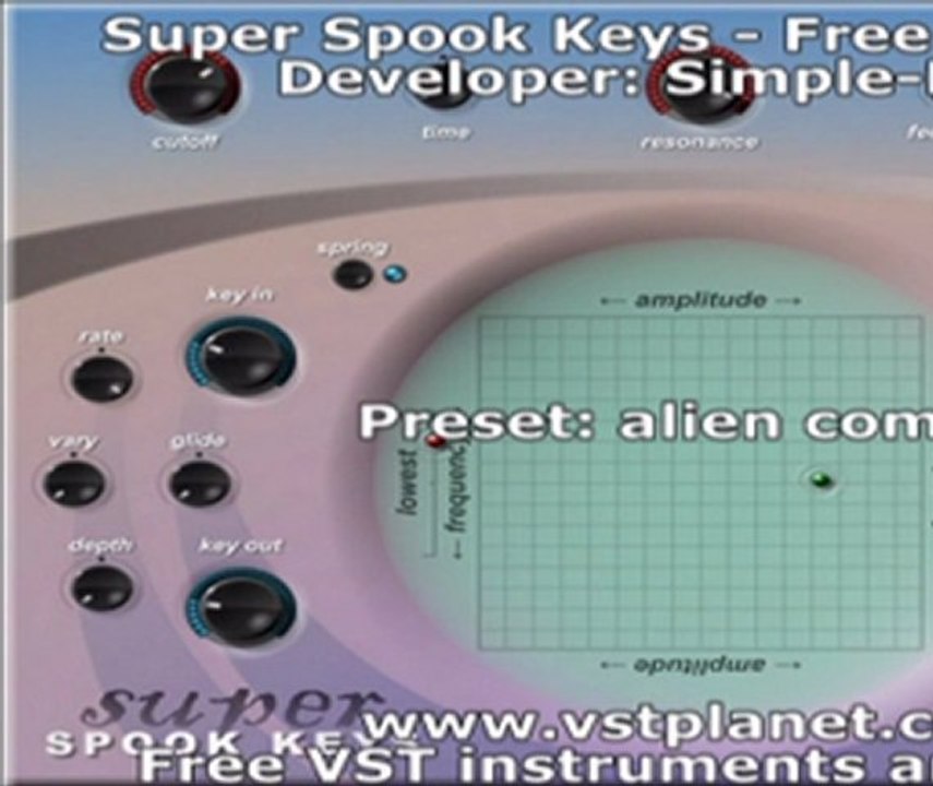Super Spook Keys - Free VST synth (Theremin)