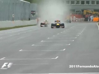 Το ατύχημα του Χάμιλτον με τον Γουέμπερ - Καναδάς 2011