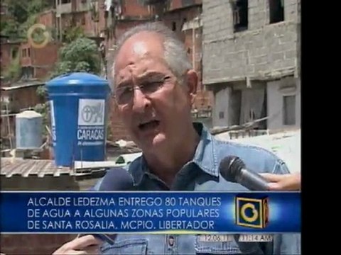 Tanques de agua para zonas populares