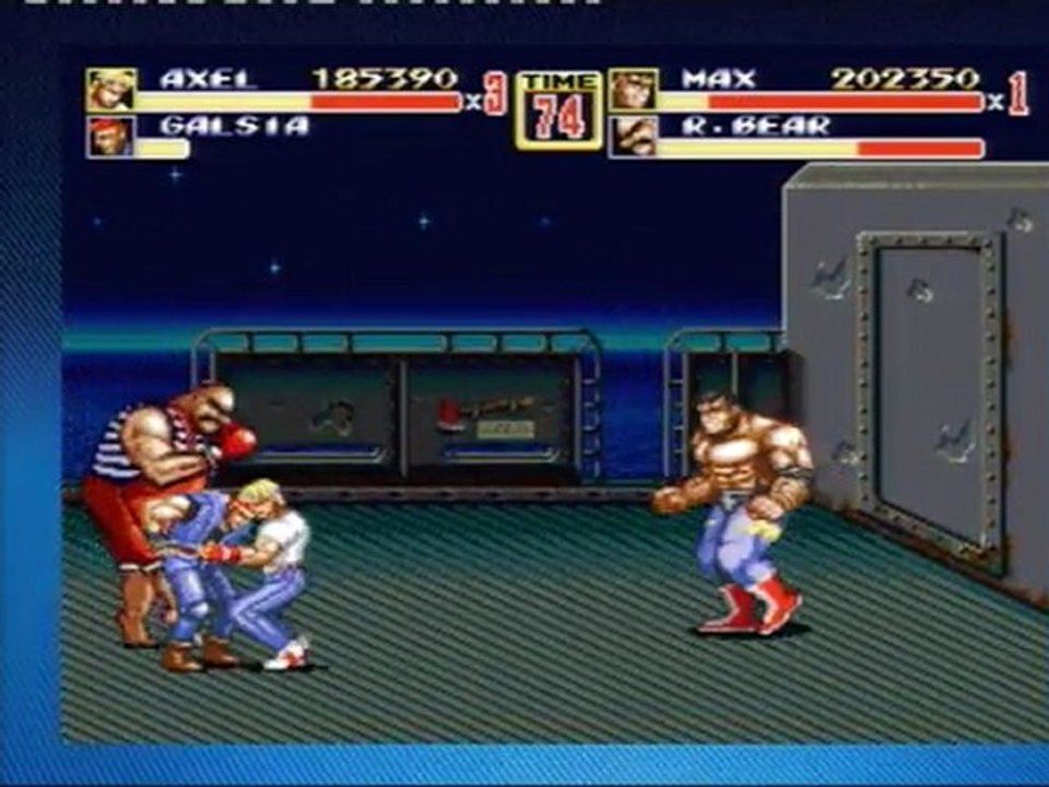 Video Detente Sur Street Of Rage 2 Sur Ps3