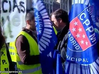 Protesta del Colectivo de la Policía Municipal