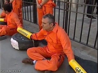 Greenpeace frente al Palacio de San Telmo