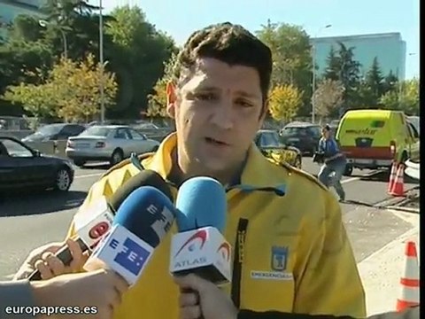 Hombre arrollado en una marquesina de autobuses