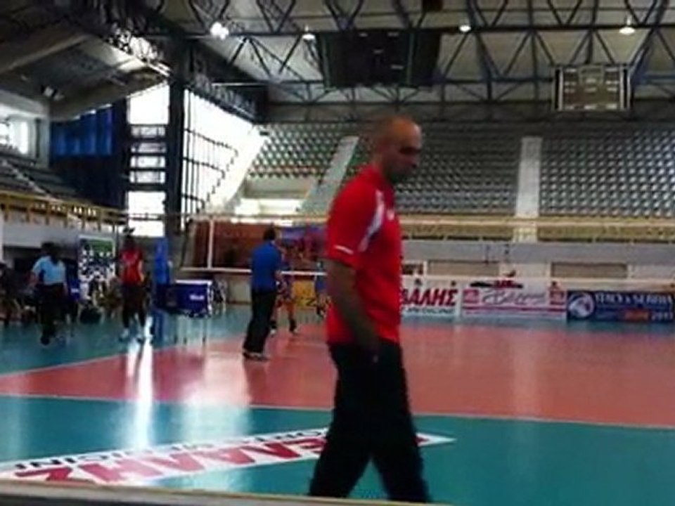 Παπαφωτίου και Γκιουζέλη πριν το ζέσταμα