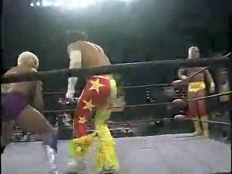 "Macho Man" Randy Savage & Hulk Hogan vs Ric Flair & Arn Anderson