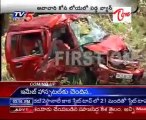 car accident in Tirumala Ghat Road
