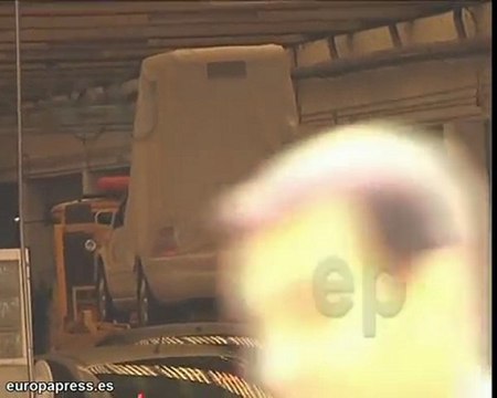 Llega a Barcelona el 'Papamóvil' de Benedicto XVI