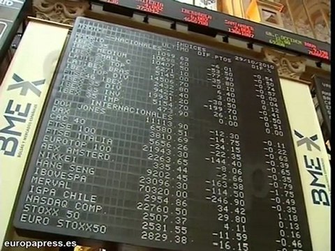 Ibex sufre pérdidas a media sesión