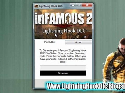 Infamous 2 Lightning Hook Pre-Order DLC Free on PS3