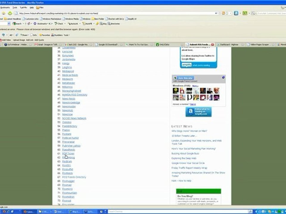 Blog and RSS Submission Webinar Replay