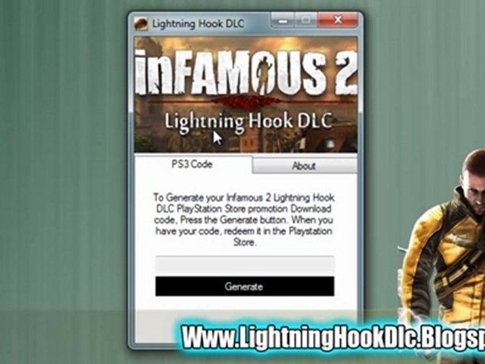 Free Infamous 2 Lightning Hook DLC Free Downlaod on PS3