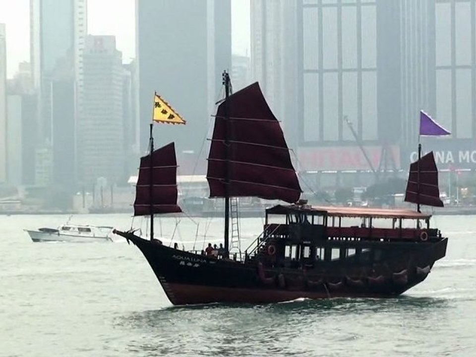 Hongkong. Dschunken.